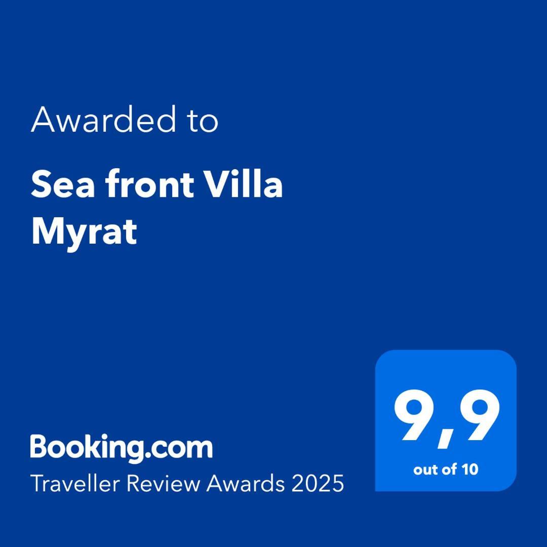 Sea Front Villa Myrat Epanomi Exterior photo